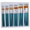 Assortiment pinceaux differentes tailles 1 bac de rangement lot de 36 pieces assorties