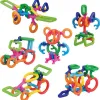 Atelier clips lap jeu de constrcution creation de vehicules personnages o animaux colores 50 clips 12