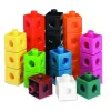 Atelier cube learning resources unicubes 2 cm plastique 500 cubes a assembler et 1 guide