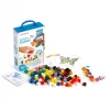 Atelier cubes miniland math premieres notions mathematiques 100 cubes 10 coloris assortis 20 cartes d
