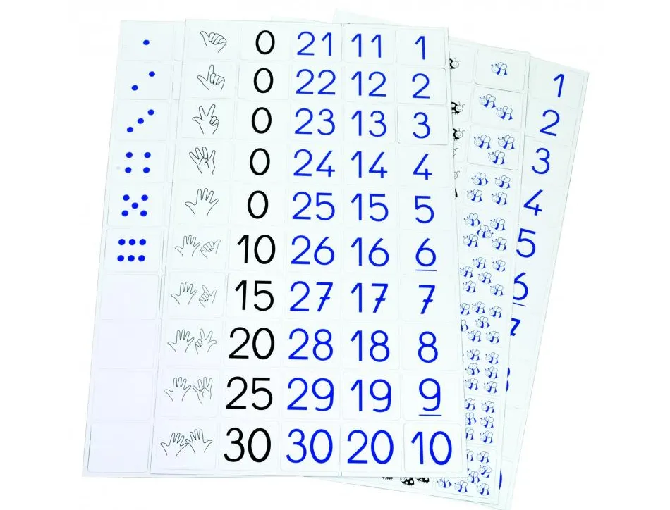 Atelier des chiffres magnetiques sepp atelier cycle 1 jetons de 1 a 30 grands formats 200 pieces