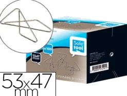 Attache croisée safetool géante 53x47mm boîte carton 100 unités