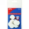 Attaches toilees gommees apli 30mm 500g pochette de 10 unites