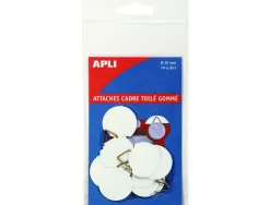 Attaches toilees gommees apli 30mm 500g pochette de 10 unites