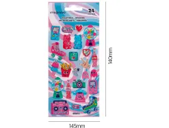 Autocolants imaginovo designs assortis hobbies brillants 214x100 mm sous blister