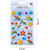 Autocollants imaginovo arc en ciel magic dreams en relief 190x105 mm sous blister
