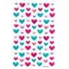 Autocollants imaginovo coeurs magic dreams en relief 190x105 mm sous blister
