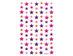 Autocollants imaginovo etoiles magic dreams en relief 190x105 mm sous blister