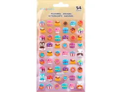 Autocollants imaginovo friandises magic dreams en relief 190x105 mm sous blister