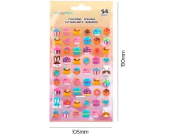 Autocollants imaginovo friandises magic dreams en relief 190x105 mm sous blister