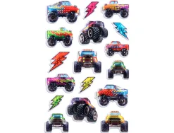 Autocollants imaginovo kids courses en mousse eva 190x105 mm sous blister