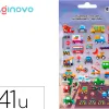 Autocollants imaginovo kids voitures en relif 190x105 mm sous blister