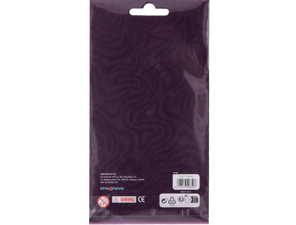 Autocollants imaginovo lumineux lune en relif 250x145 mm sous blister