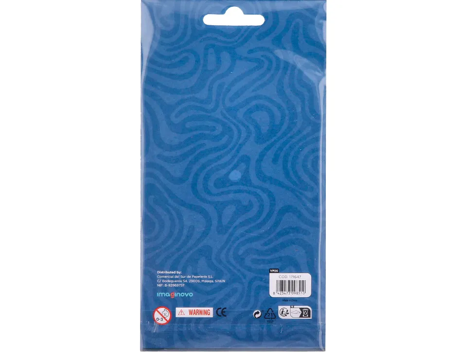 Autocollants imaginovo lumineux astronautes en relif 250x145 mm sous blister