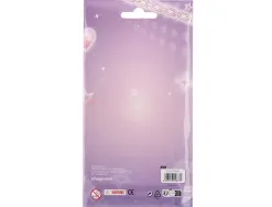 Autocollants imaginovo pierres precieuses roses et mauves brillantes en relief pour toutes surfaces 190x105