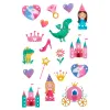 Autocollants imaginovo princesses magic dreams pvc 190x105 mm sous blister