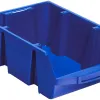 Bac a bec viso polypropylene empilable resistant grande ouverture porte-etiquette 33,5x21,5x15cm 10l bleu