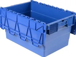 Bac navette viso pp gerbable charge dynamique 54l coloris bleu