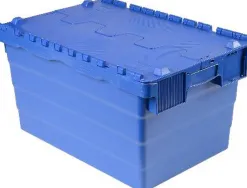 Bac navette viso pp gerbable charge dynamique 54l coloris bleu