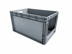 Bac picking viso a ouverture pp gerbable capacite 65l coloris gris
