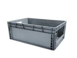 Bac picking viso a ouverture pp gerbable capacite 45l coloris gris