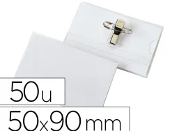 Badge carpentras combi 50x90mm boîte 50 unités