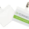 Badge q-connect autoplastifiable clip sans bristol carte 98x67mm