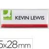 Badge q-connect clip magnetique ouverture superieure 75x28mm