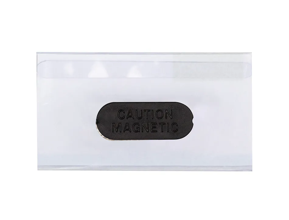 Badge q-connect clip magnetique ouverture superieure 40x75mm