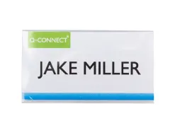 Badge q-connect clip magnetique ouverture superieure 40x75mm