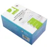 Badge q-connect clip magnetique ouverture superieure 54x90mm