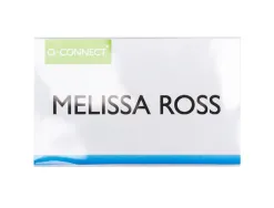 Badge q-connect clip magnetique ouverture superieure 54x90mm