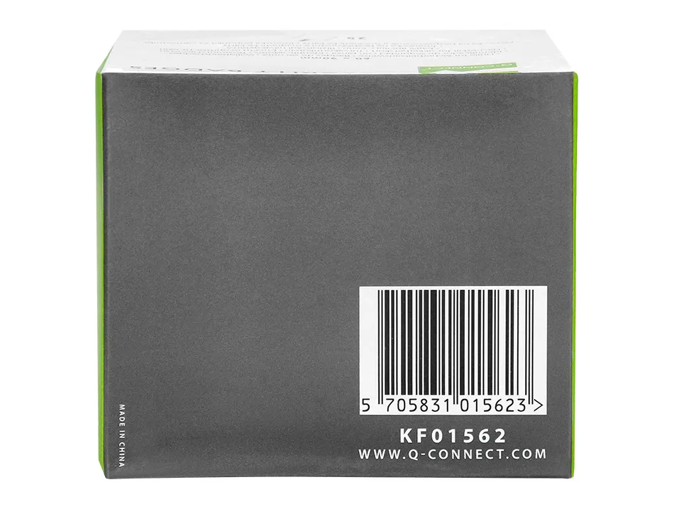Badge q-connect pvc clip bristol blanc idéal conférences réunions réceptions 90x60mm