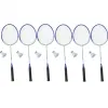 Badminton first loisirs set badminton raquettes initiationlot de 6 raquettes et 6 volants