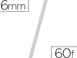Baguette relier exacompta serodo découpe arrondie facilite insertion 60f épaisseur 6mm 297mm transparent boîte 25u