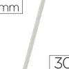 Baguette relier exacompta serodo découpe arrondie facilite insertion 30f épaisseur 3mm 297mm transparent boîte 25u
