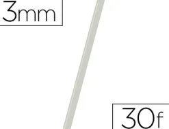 Baguette relier exacompta serodo découpe arrondie facilite insertion 30f épaisseur 3mm 297mm transparent boîte 25u