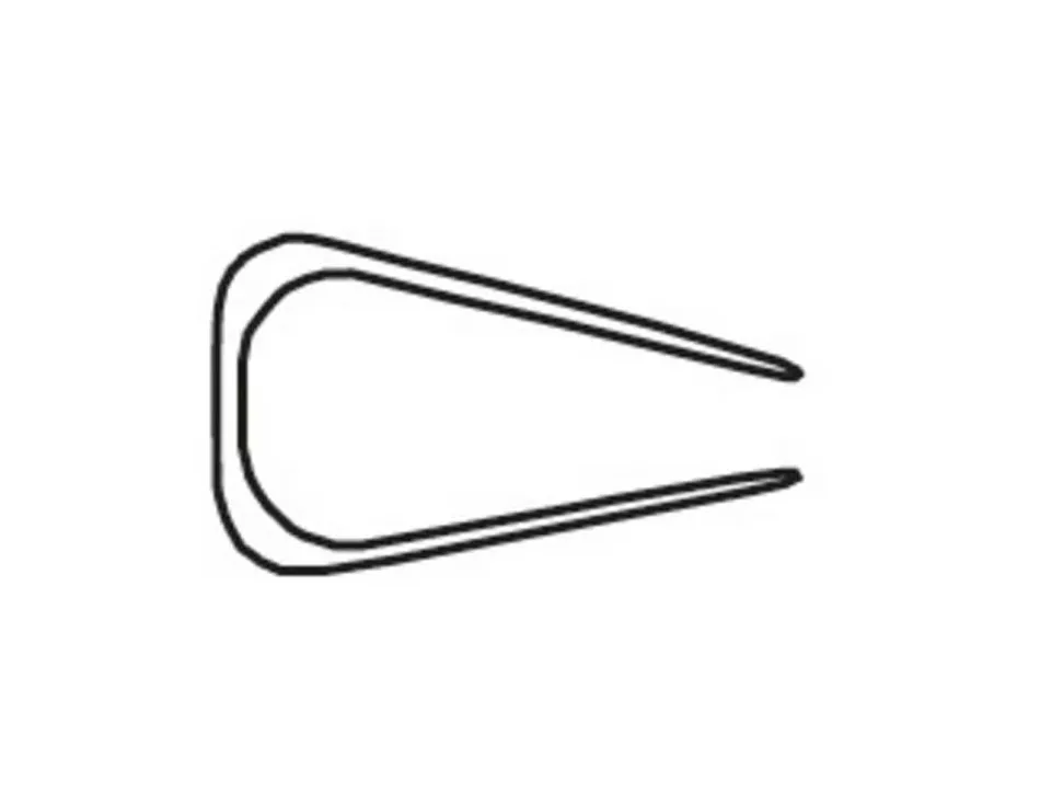 Baguette relier exacompta serodo découpe arrondie facilite insertion 60f épaisseur 6mm longueur 297mm noir boîte 25u