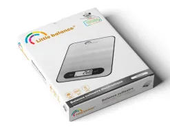Balance compacte 5kg/1g inox avec batterie rechargeable et remplaçable