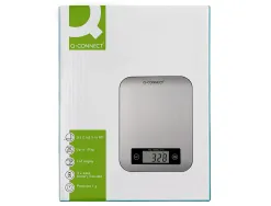 Balance precision q-connect numerique ecran lcd 58x26mm coloris gris