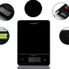 Balance precision q-connect numerique ecran lcd 58x26mm coloris noir