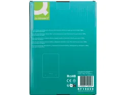 Balance precision q-connect numerique ecran lcd 58x26mm coloris noir