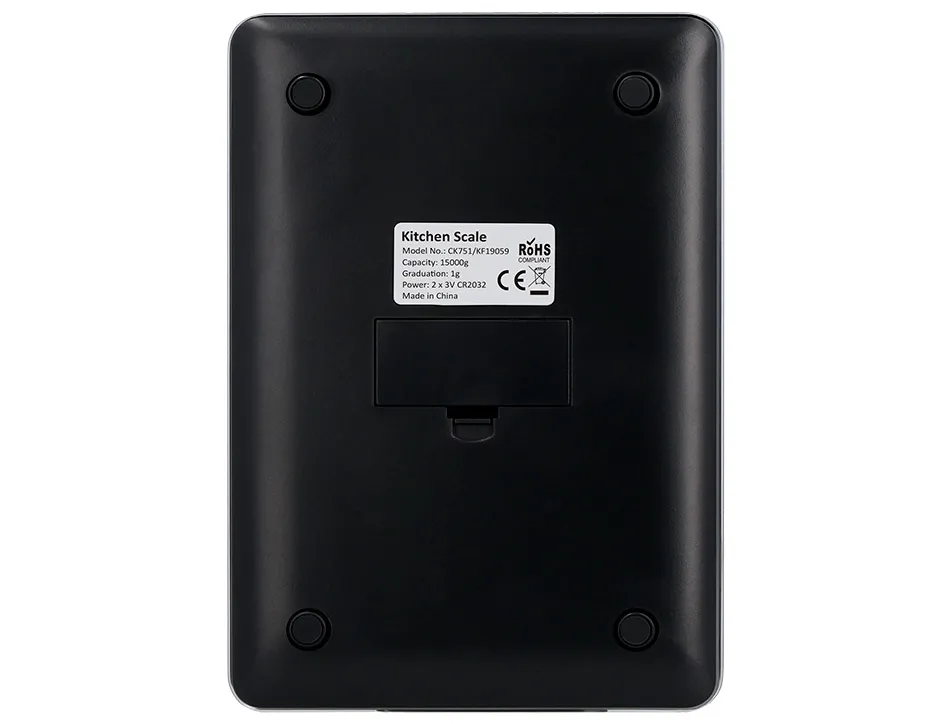 Balance precision q-connect numerique ecran lcd 58x26mm coloris noir