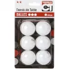 Balles de tennis de table tremblay initiation ecoles et collectivites 40 mm lot de 6 balles