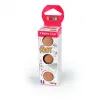 Balles lieges smoby toys pour baby foot diametre 35mm set 3 balles