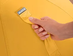 Ballon d'assise ergonomique leitz ergo cosy active jaune 65cm diametre