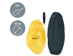 Ballon d'assise ergonomique leitz ergo cosy active gris 65cm diametre