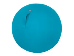 Ballon d'assise ergonomique leitz ergo cosy active bleu 65cm diametre