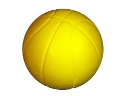 Ballon de basket ball mousse haute densite initiation 20cm 300g