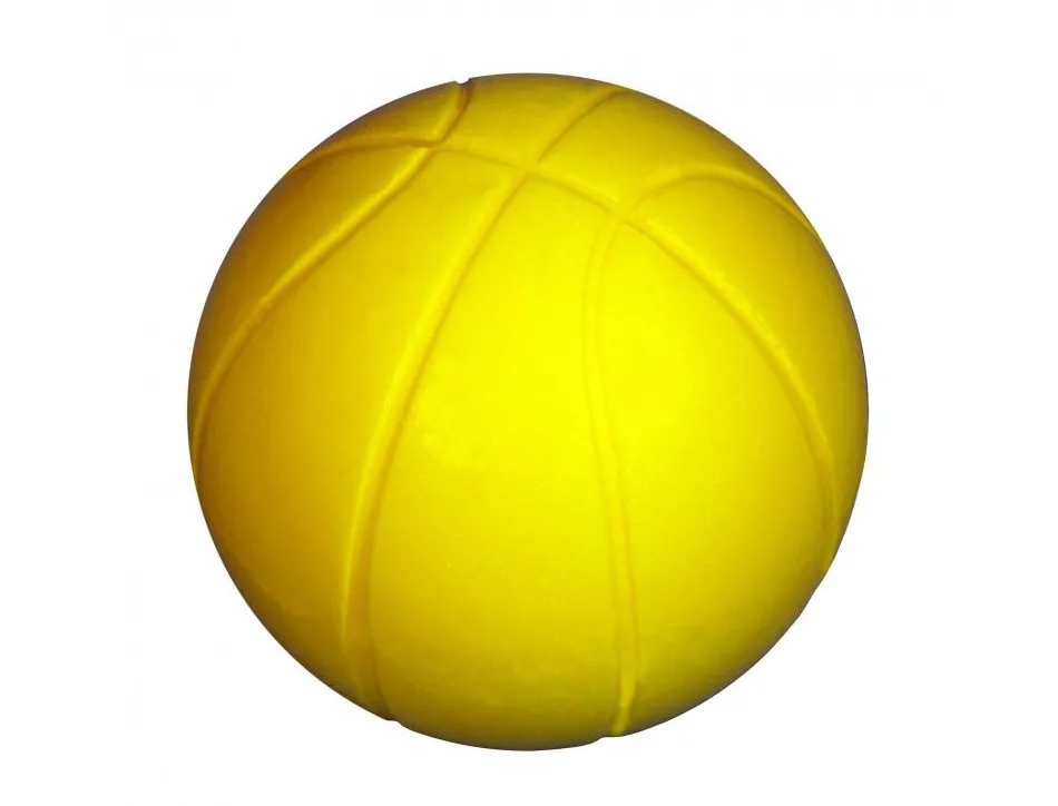 Ballon de basket ball mousse haute densite initiation 20cm 300g